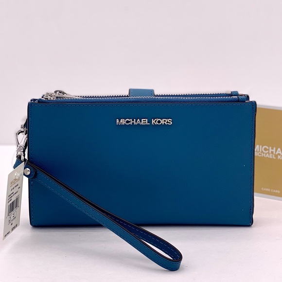 Michael Kors DoubleZip Wallet Wristlet Phone Case - Picture 8 of 14